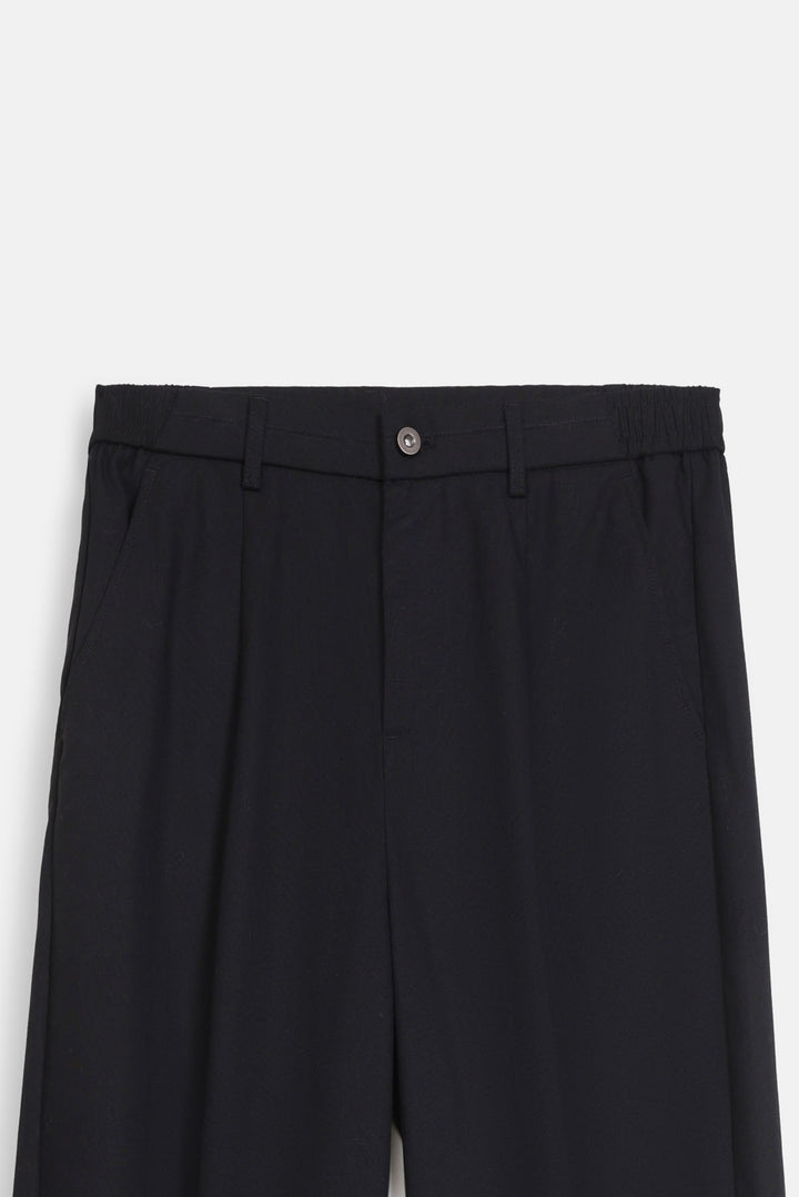 PLEATED BARREL PANTS