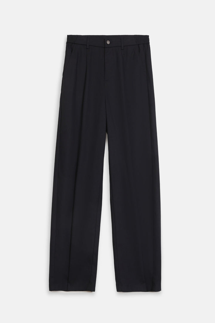 PLEATED BARREL PANTS
