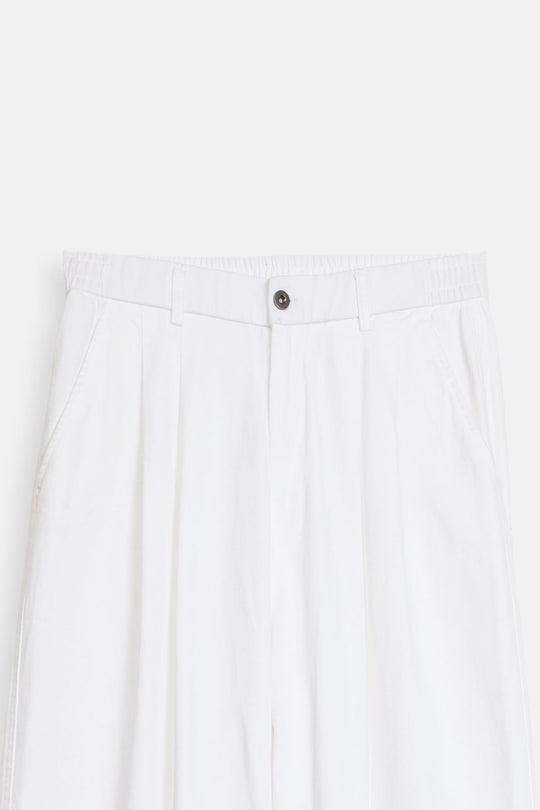 PLEATED BARREL PANTS