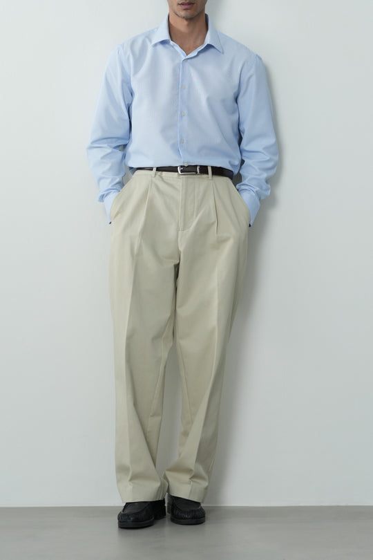 RELAXED PLEATED PANTS