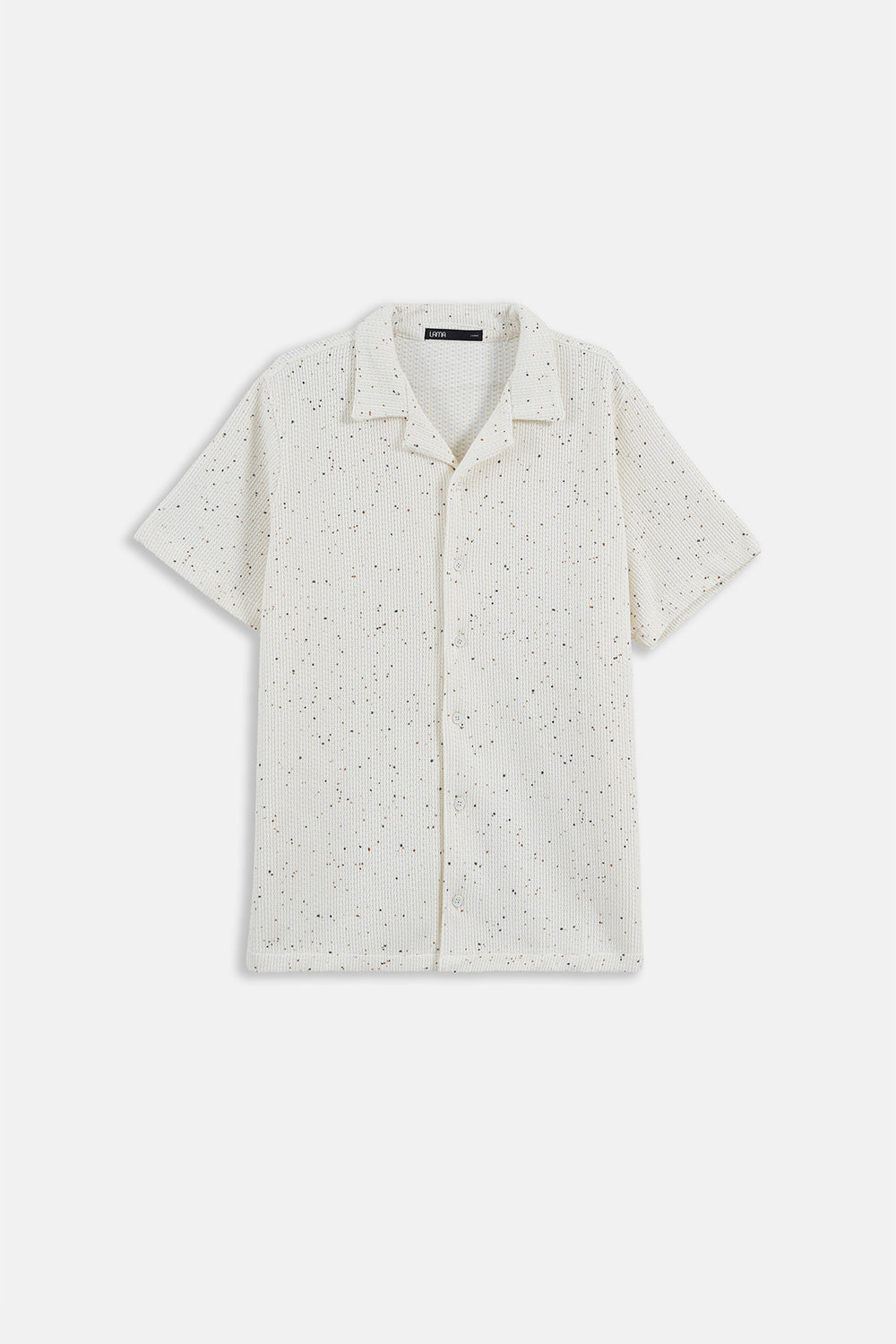 IVORY COASTAL FLECK COLLARED SHIRT