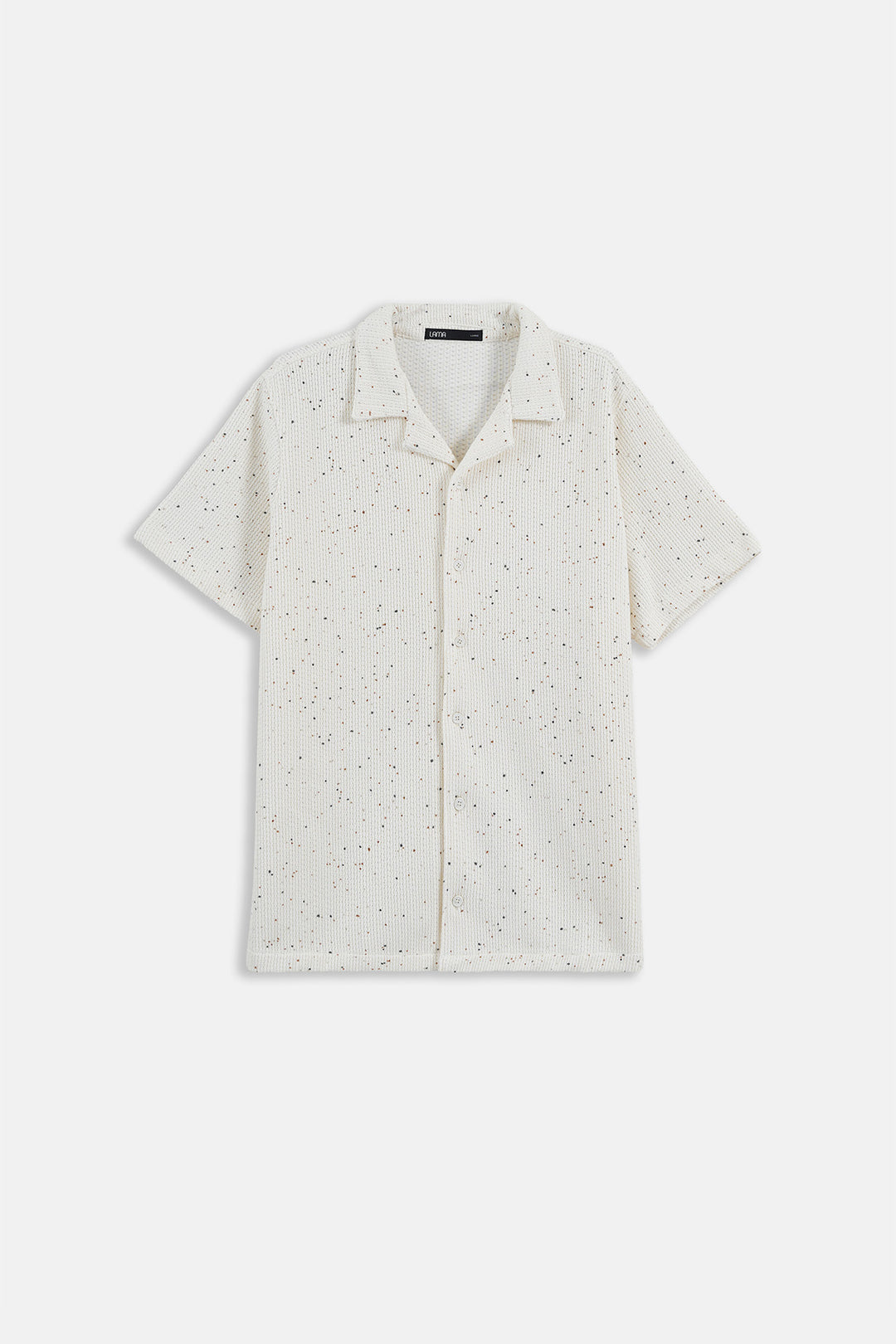 IVORY COASTAL FLECK COLLARED SHIRT