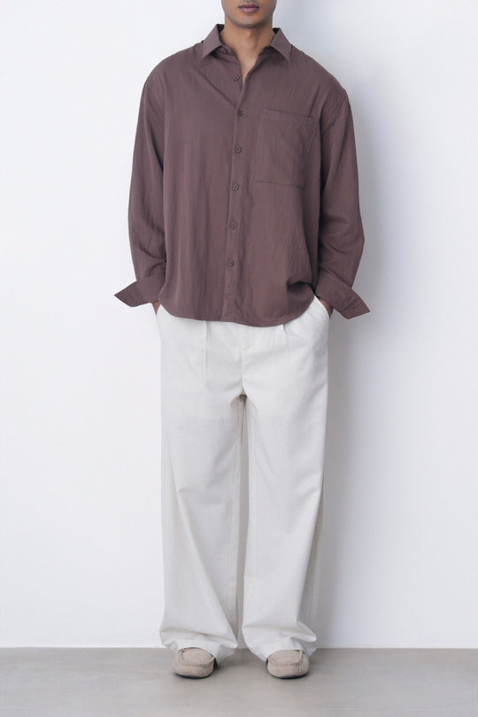 RELAXED TWILL SHIRT