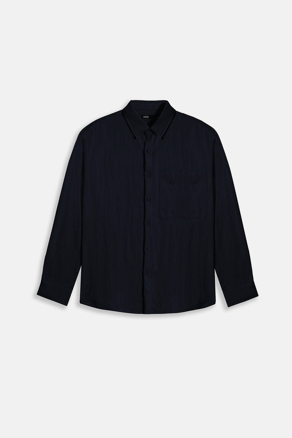 NAVY RELAXED TWILL SHIRT
