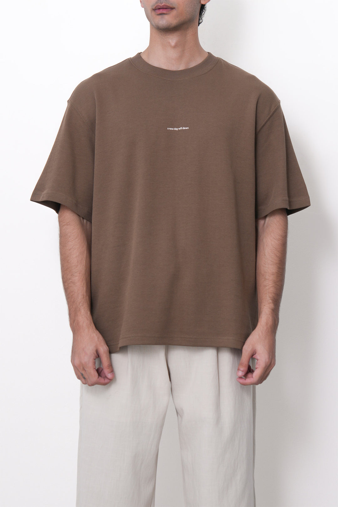 BROWN-WORDS HAVE TWO MEANINGS TEE