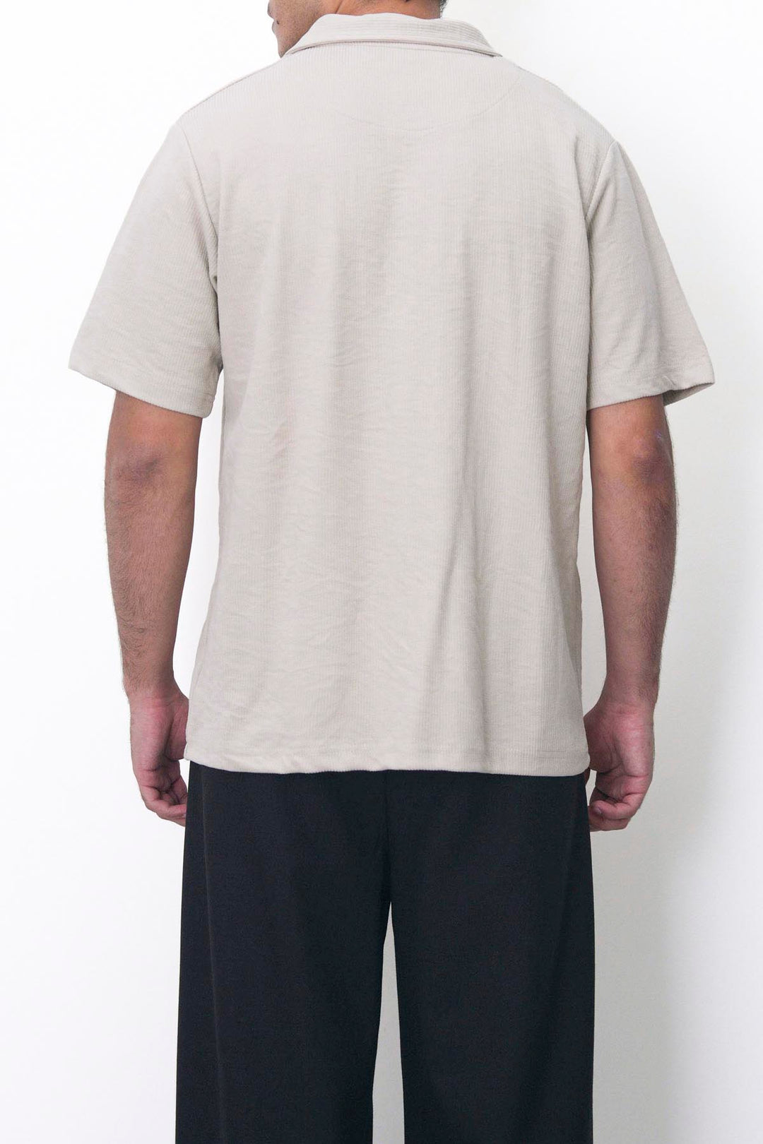 SAND TEXTURED WEEKEND SHIRT