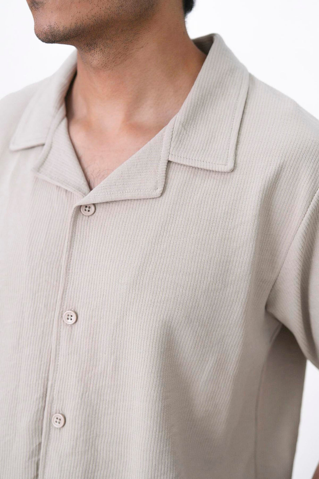 SAND TEXTURED WEEKEND SHIRT
