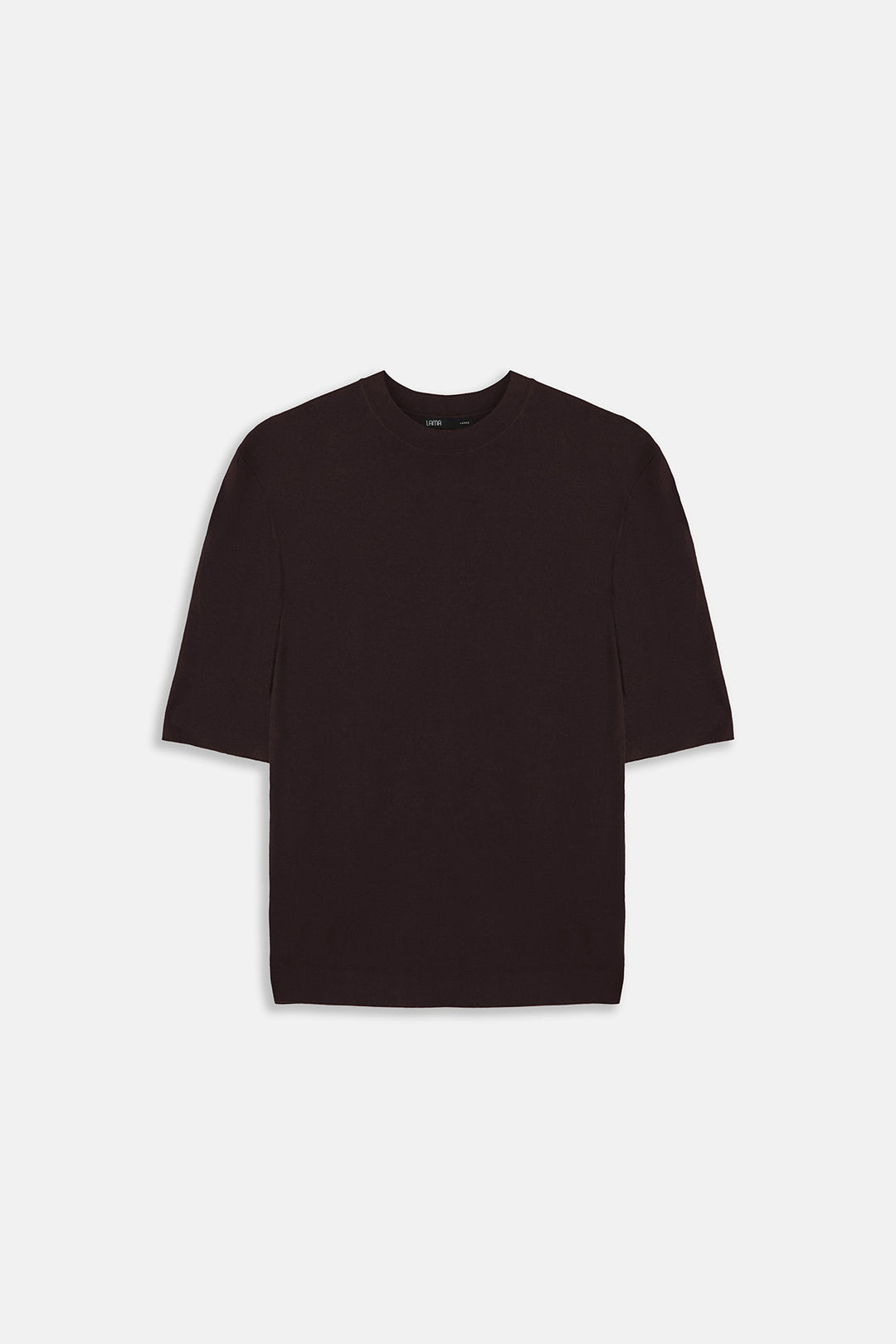 BROWN CLASSIC CREW TEE
