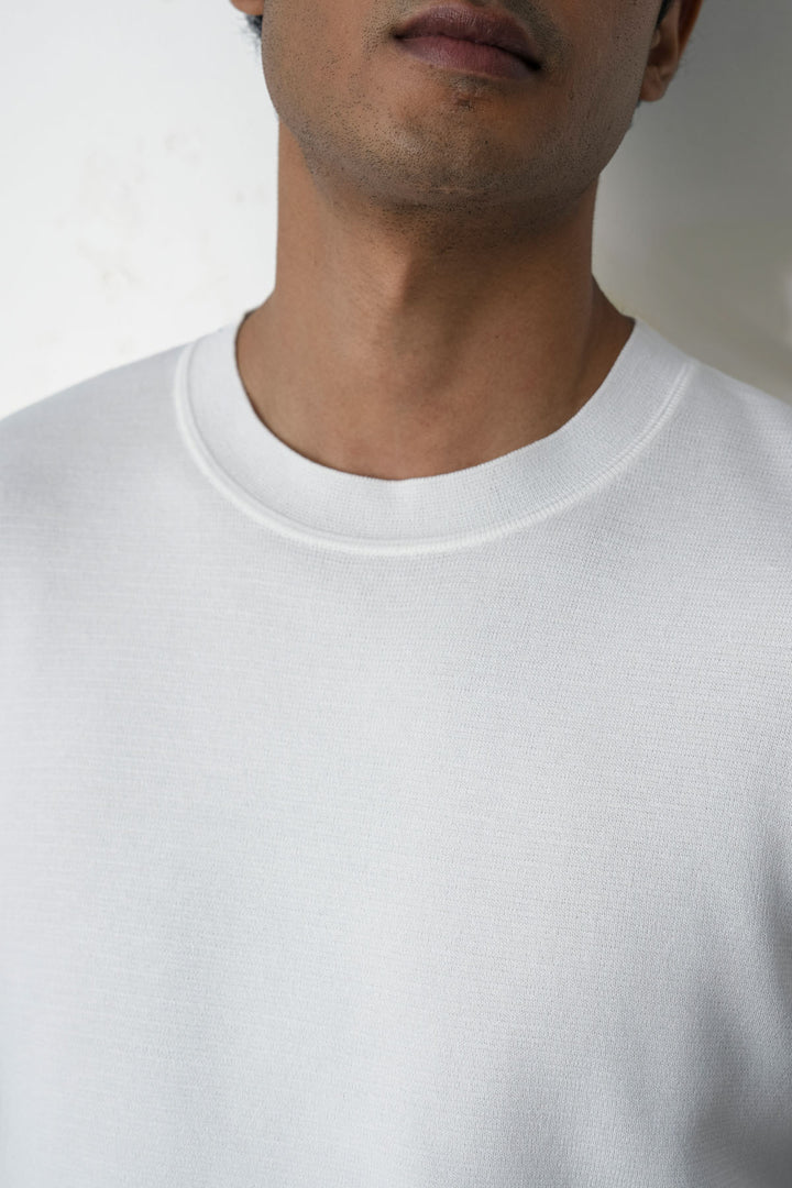 WHITE CLASSIC CREW TEE