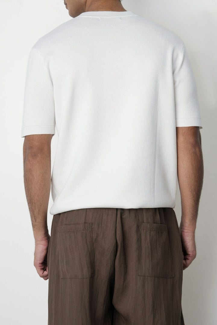 WHITE CLASSIC CREW TEE
