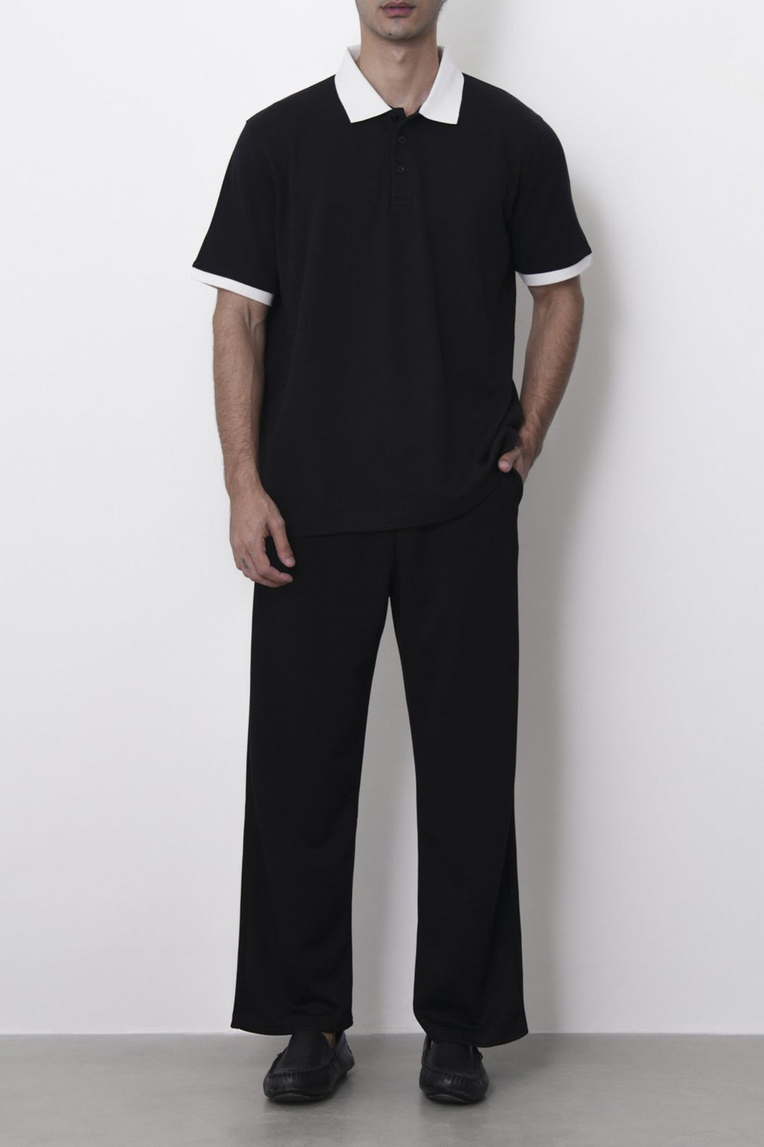 BLACK HERITAGE CONTRAST POLO