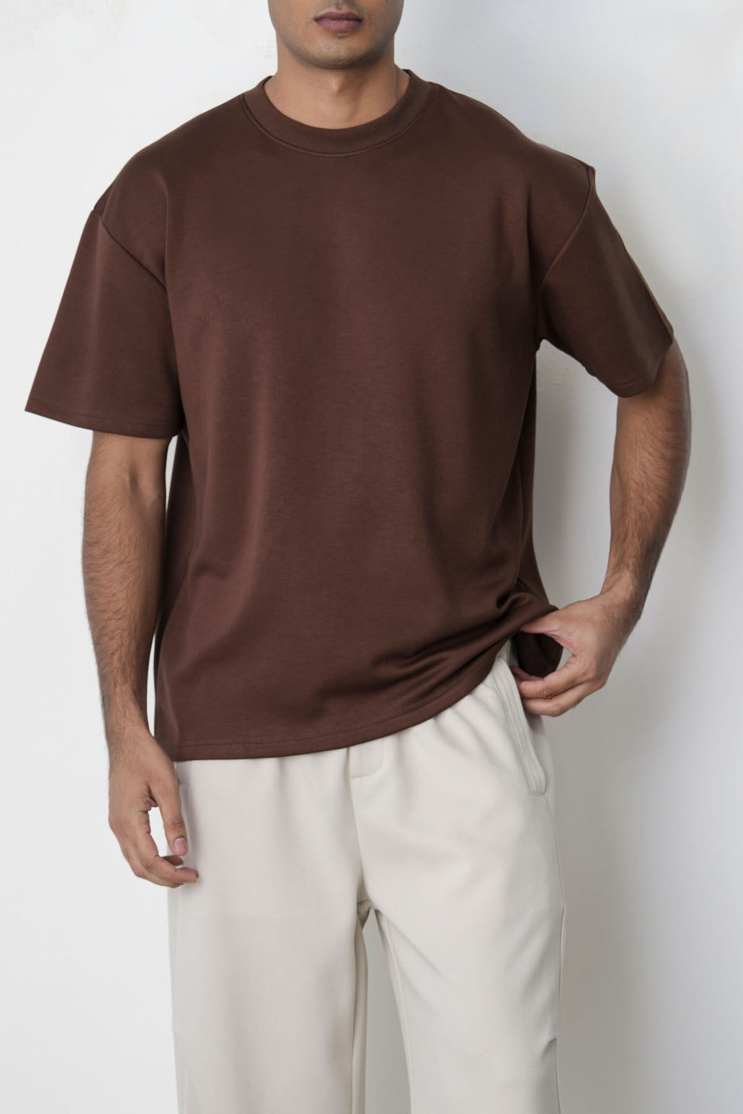 BROWN OFF-DUTY TEE