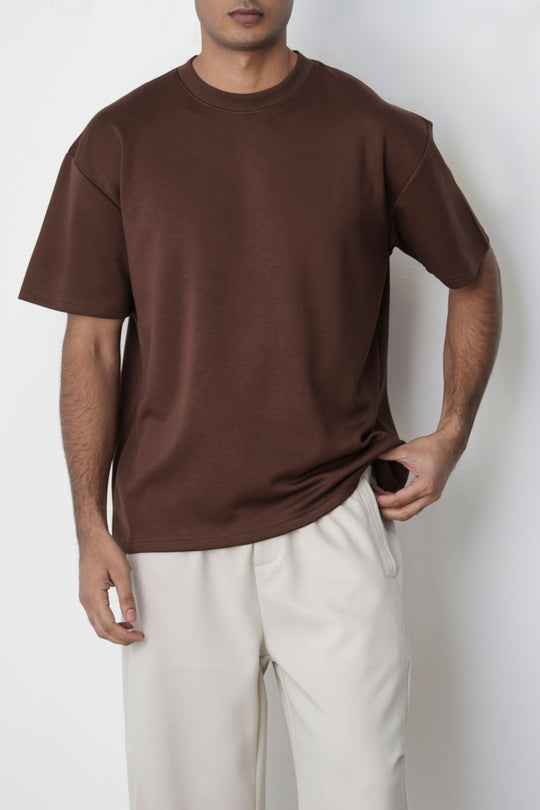 BROWN OFF-DUTY TEE