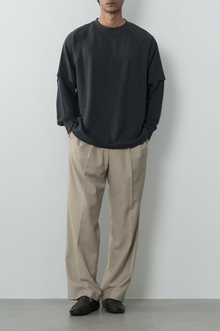 CHARCOAL DAILY RAGLAN SHIRT