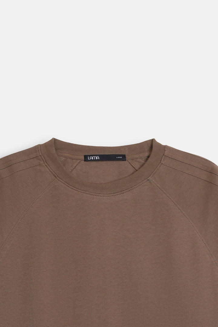 DARK BROWN DAILY RAGLAN SHIRT