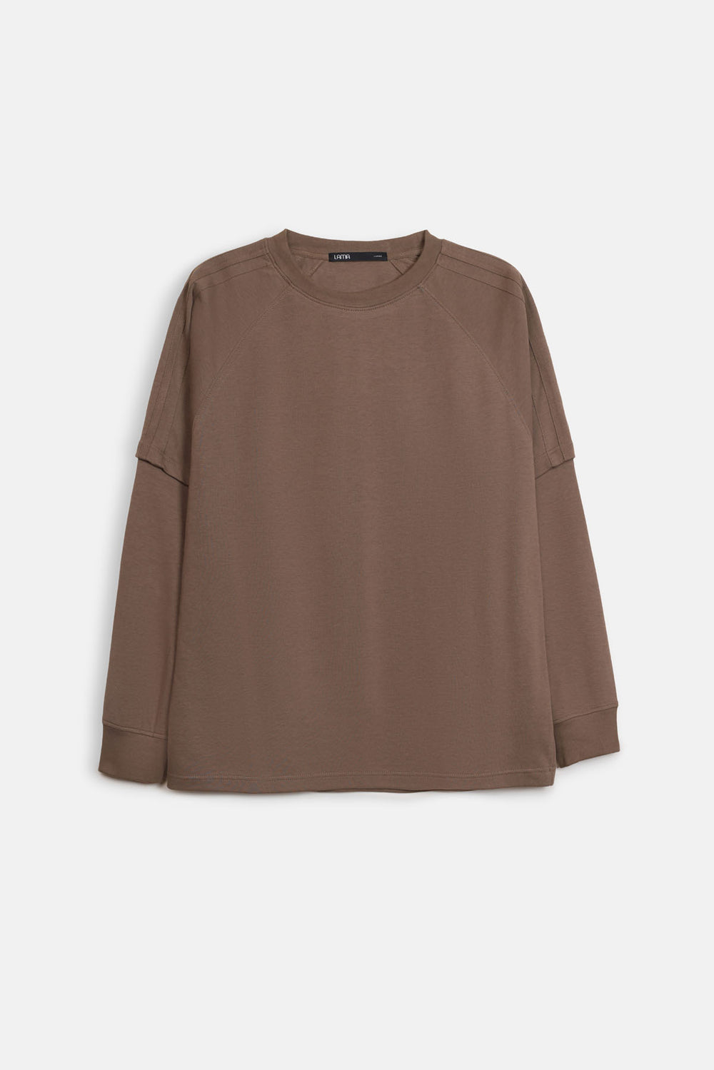 DARK BROWN DAILY RAGLAN SHIRT