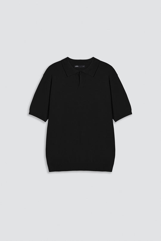 BLACK JHONNY COLLAR POLO