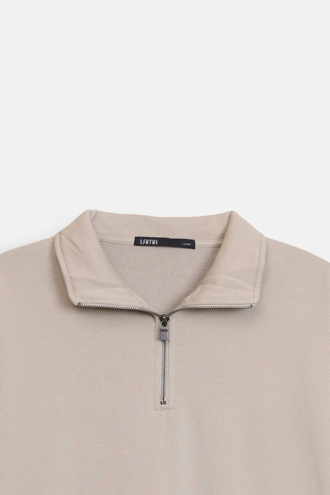 EVERYDAY MOCK NECK ZIP SWEAT