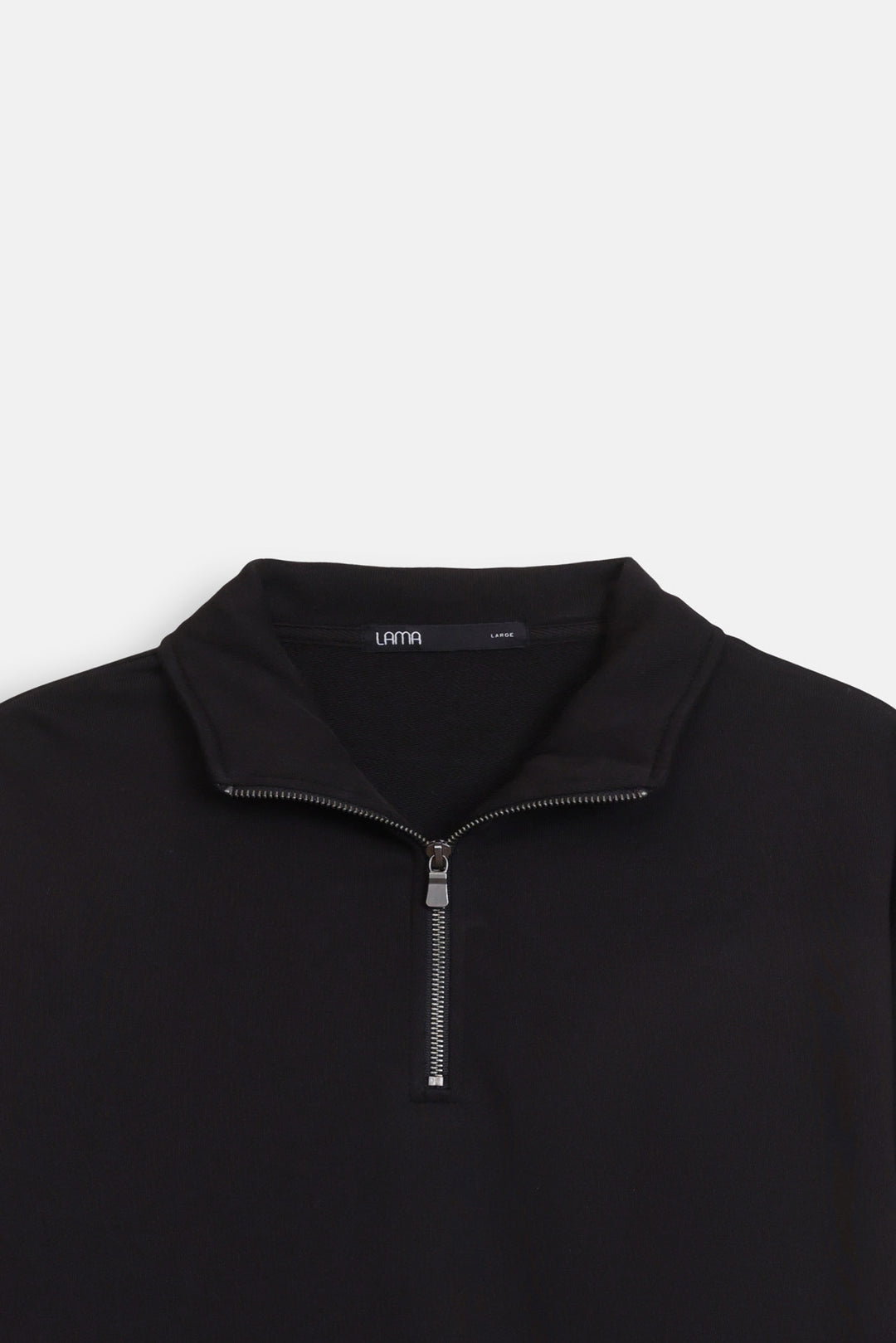 EVERYDAY MOCK NECK ZIP SWEAT