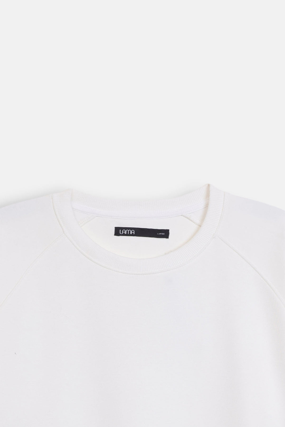 IVORY BASIC BAGGY RAGLAN SWEAT
