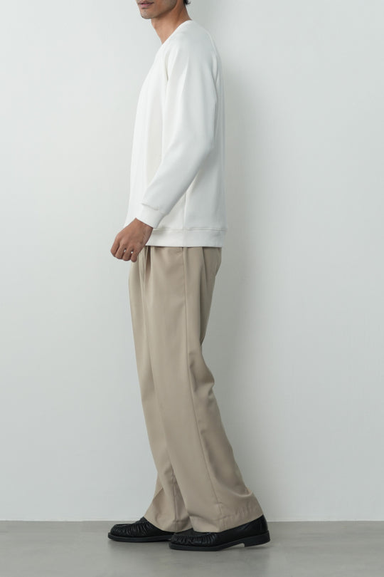 IVORY BASIC BAGGY RAGLAN SWEAT