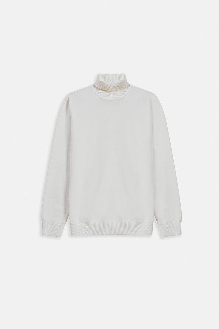 OFF WHITE ESSENTIAL TURTLENECK