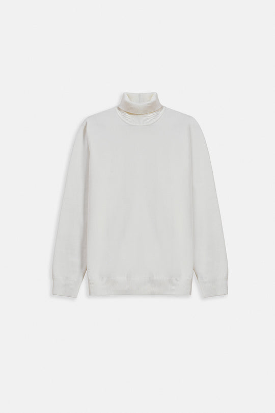 OFF WHITE ESSENTIAL TURTLENECK