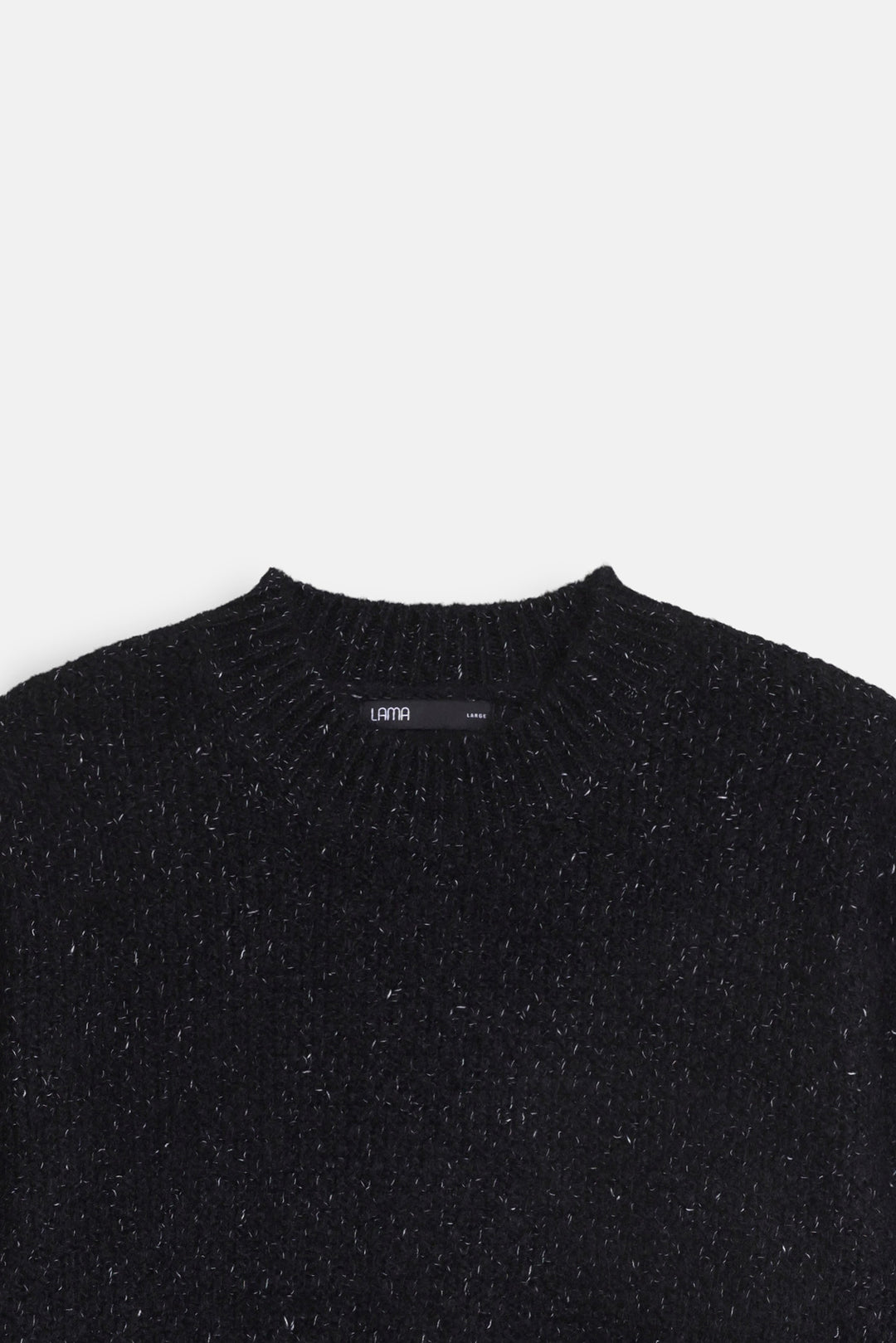 FLECKED CREW NECK SWEATER