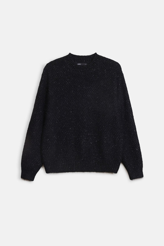 FLECKED CREW NECK SWEATER