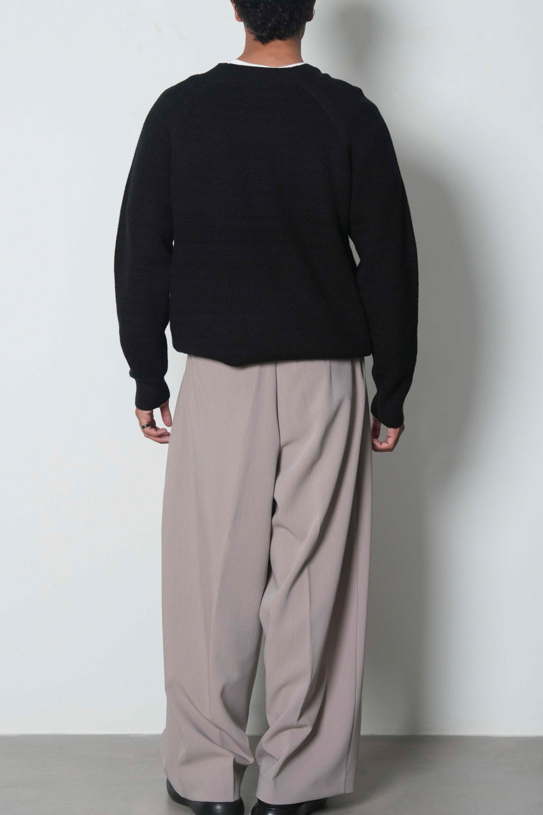 TEXTURED RAGLAN SWEATER