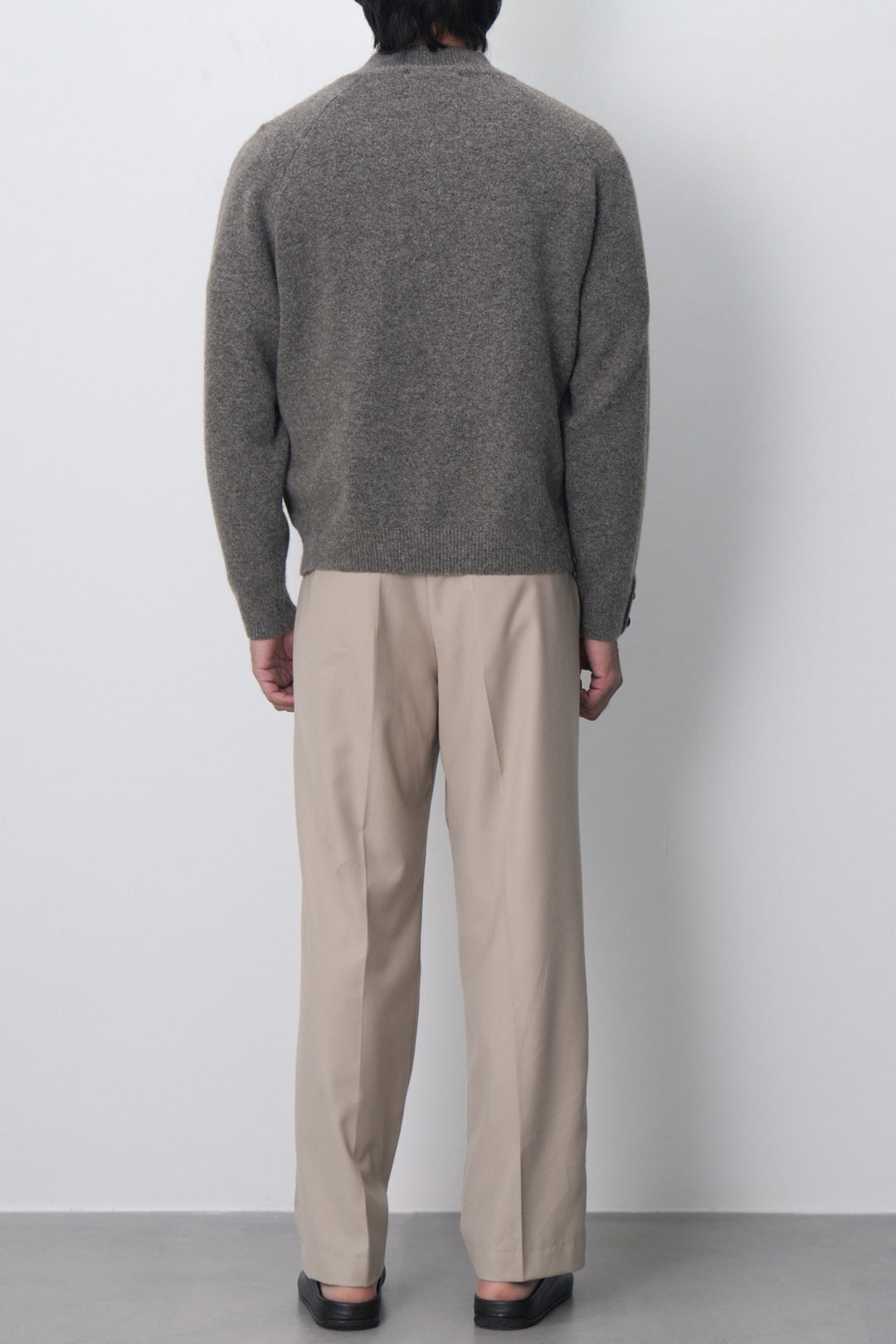 MELANGE HENLEY SWEATER