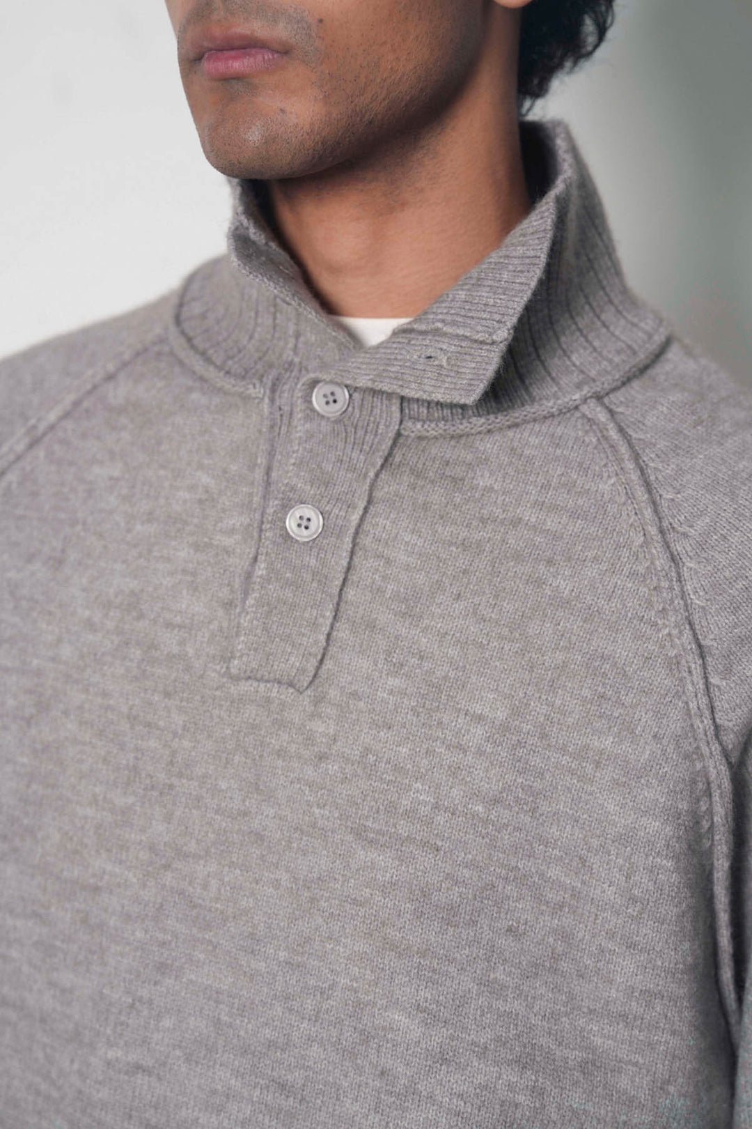 FUNNEL NECK SWEATER