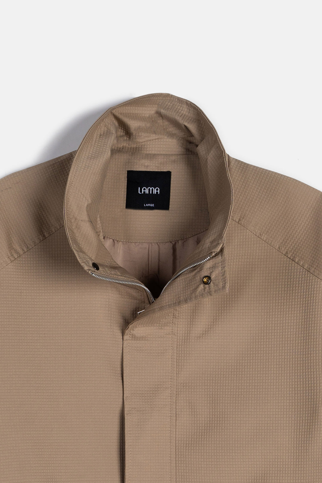 BEIGE WIND BREAKER