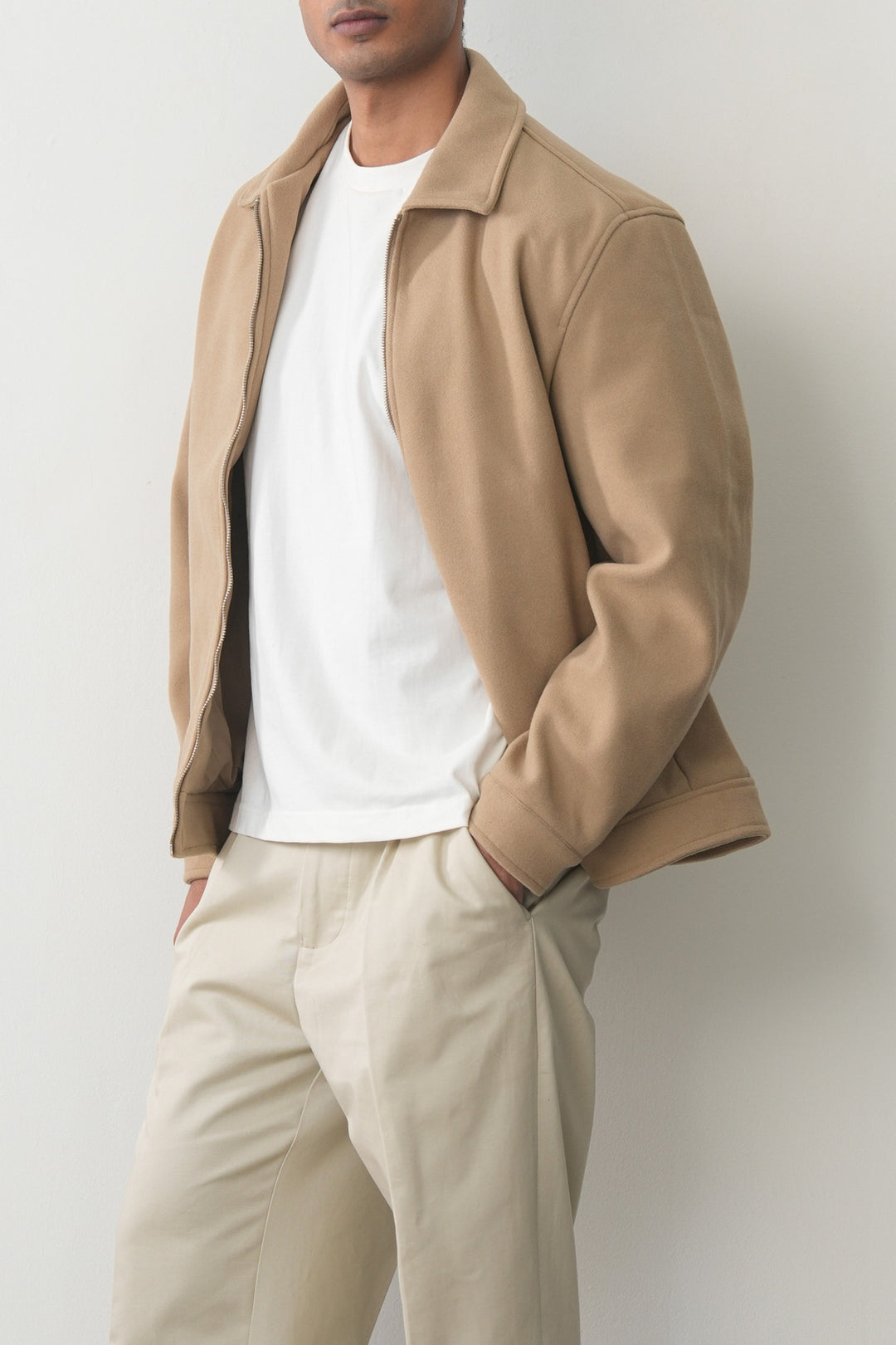FAUX WOOLEN JACKET