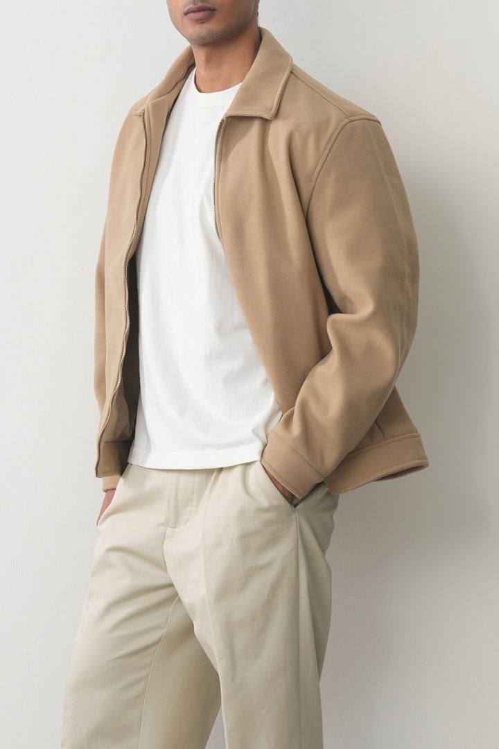 FAUX WOOLEN JACKET