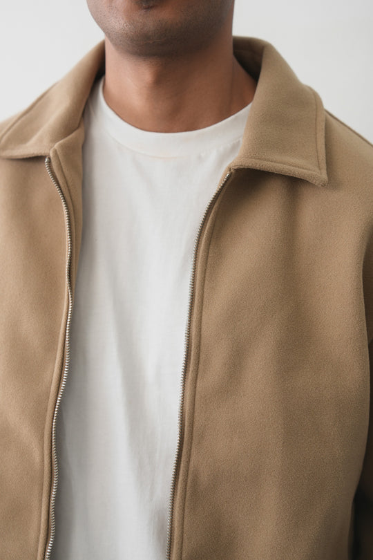 FAUX WOOLEN JACKET