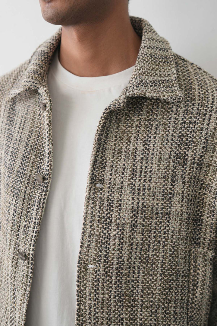 TEXTURED TWEED JACKET