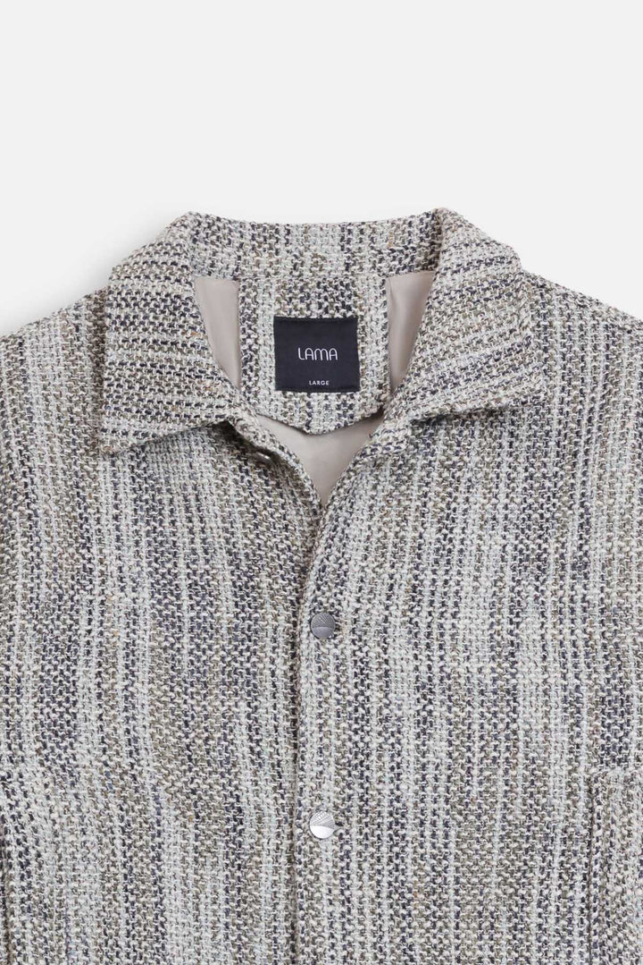 TEXTURED TWEED JACKET