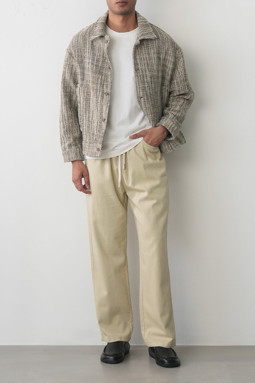 TEXTURED TWEED JACKET