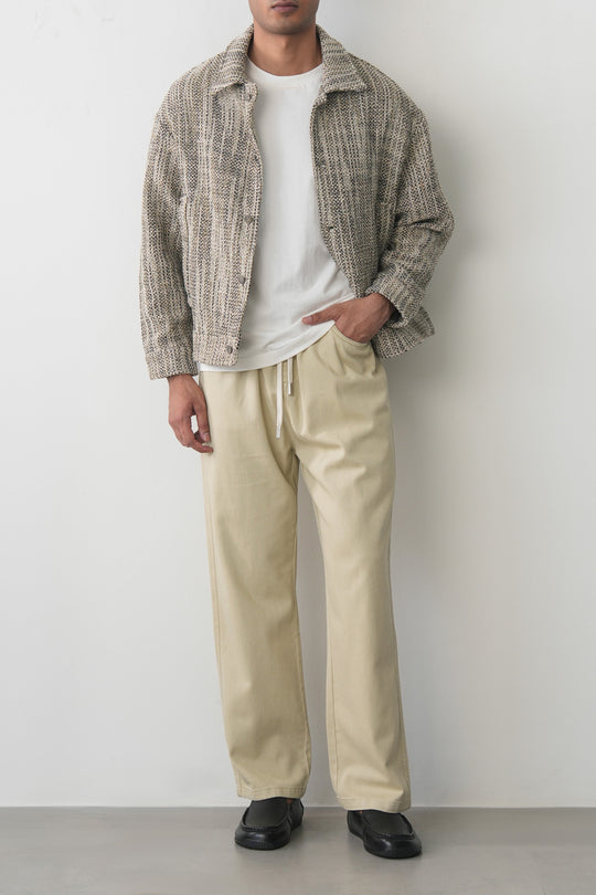 TEXTURED TWEED JACKET