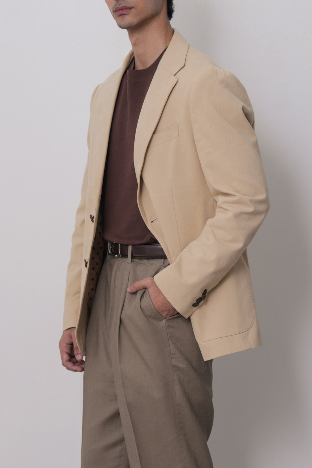 CLASSIC COTTON BLAZER