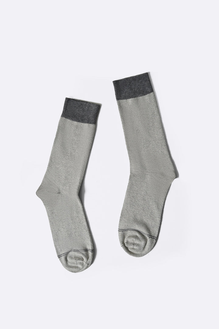 MAROON GREY 2-PACK CREW SOCKS