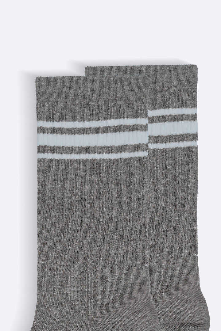 BEIGE COTTON BLEND SOCKS