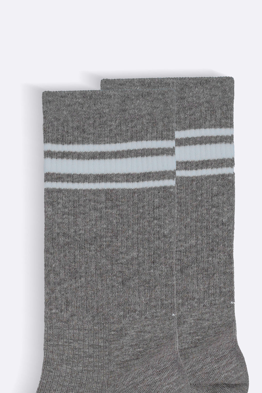 BLACK COTTON BLEND SOCKS