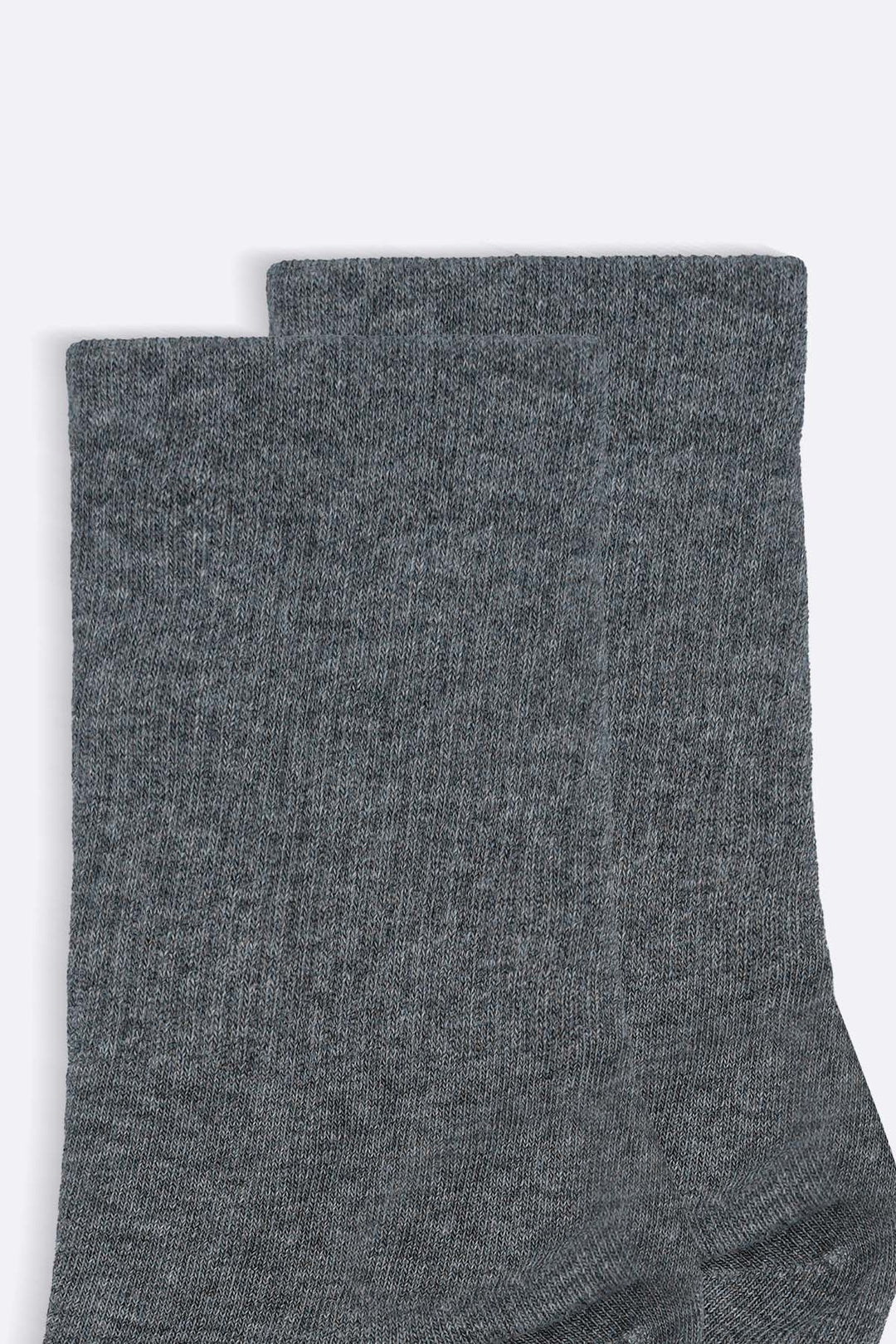 GREY COTTON ANKLE SOCKS