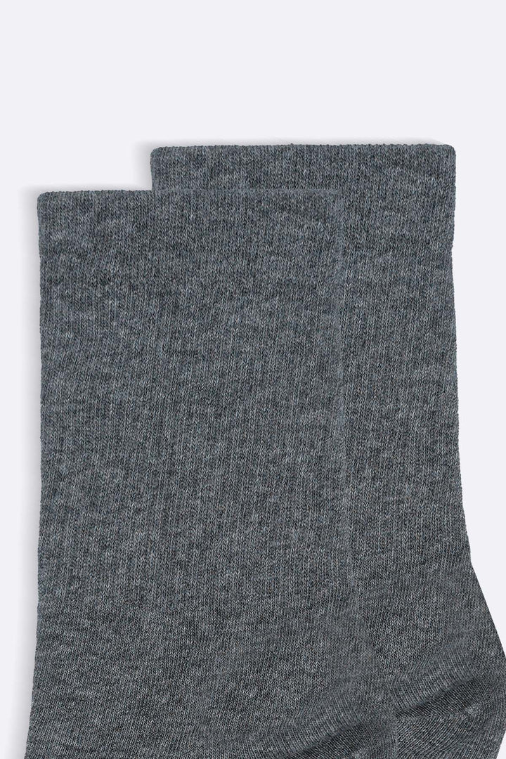 GREY COTTON ANKLE SOCKS