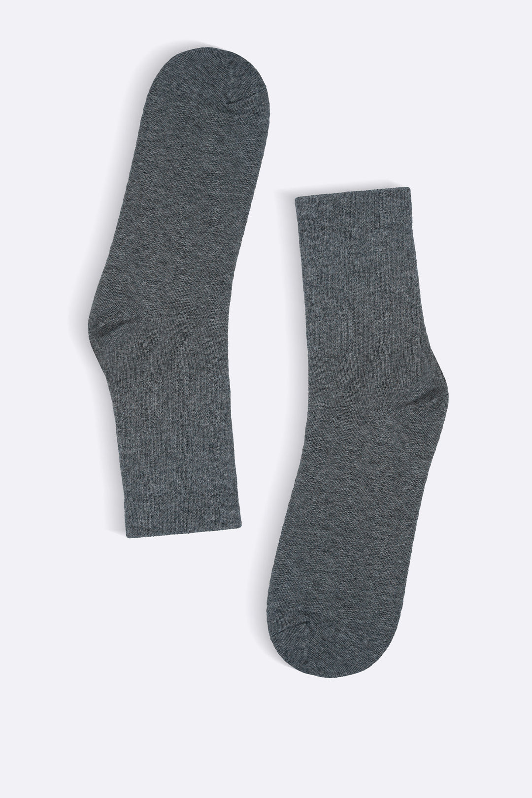 GREY COTTON ANKLE SOCKS