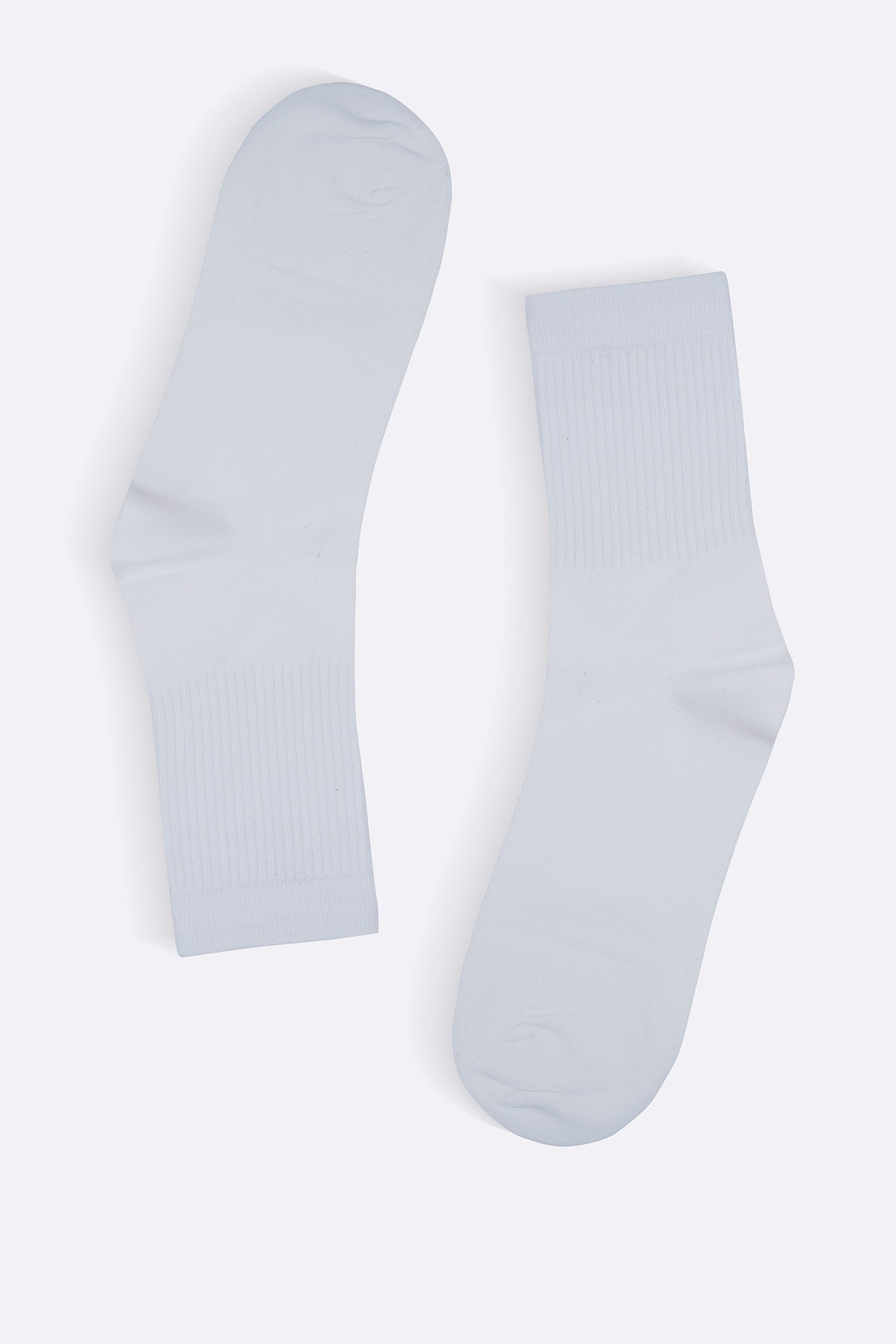 WHITE COTTON ANKLE SOCKS