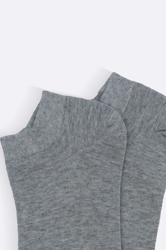 RIBBED ANKLE SOCKS