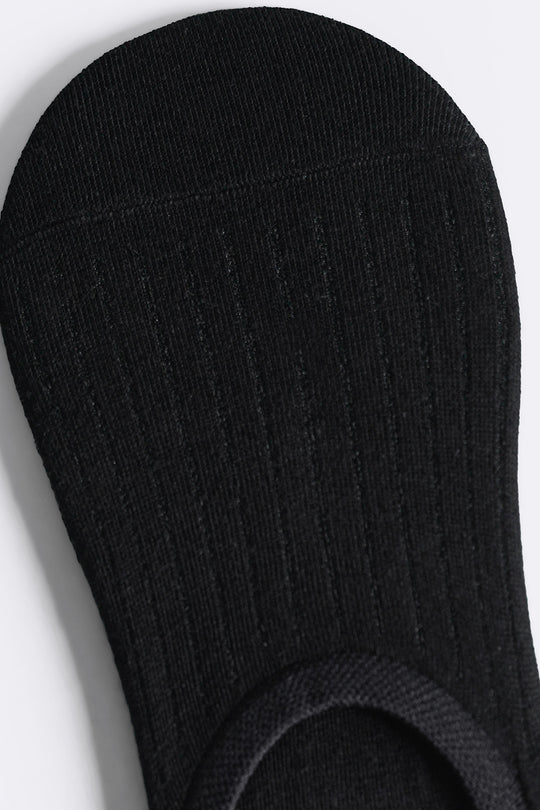BLACK NO SHOW SOCKS